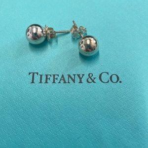 Tiffany Ball Earrings. Worn ONCE.